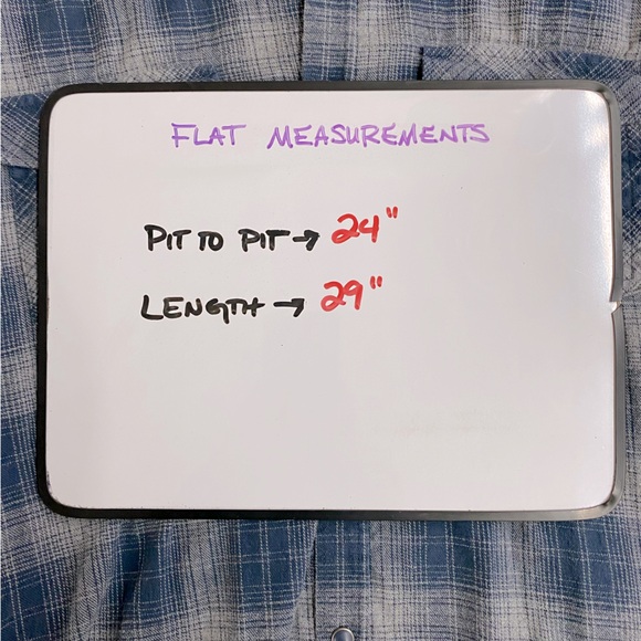 Wind River Blue Grey Cotton Plaid Long Sleeve Button Up Shirt L - Picture 5 of 14